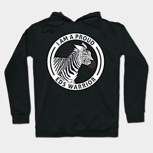 Ehlers Danlos Awareness Proud EDS Warrior Zebra Hoodie